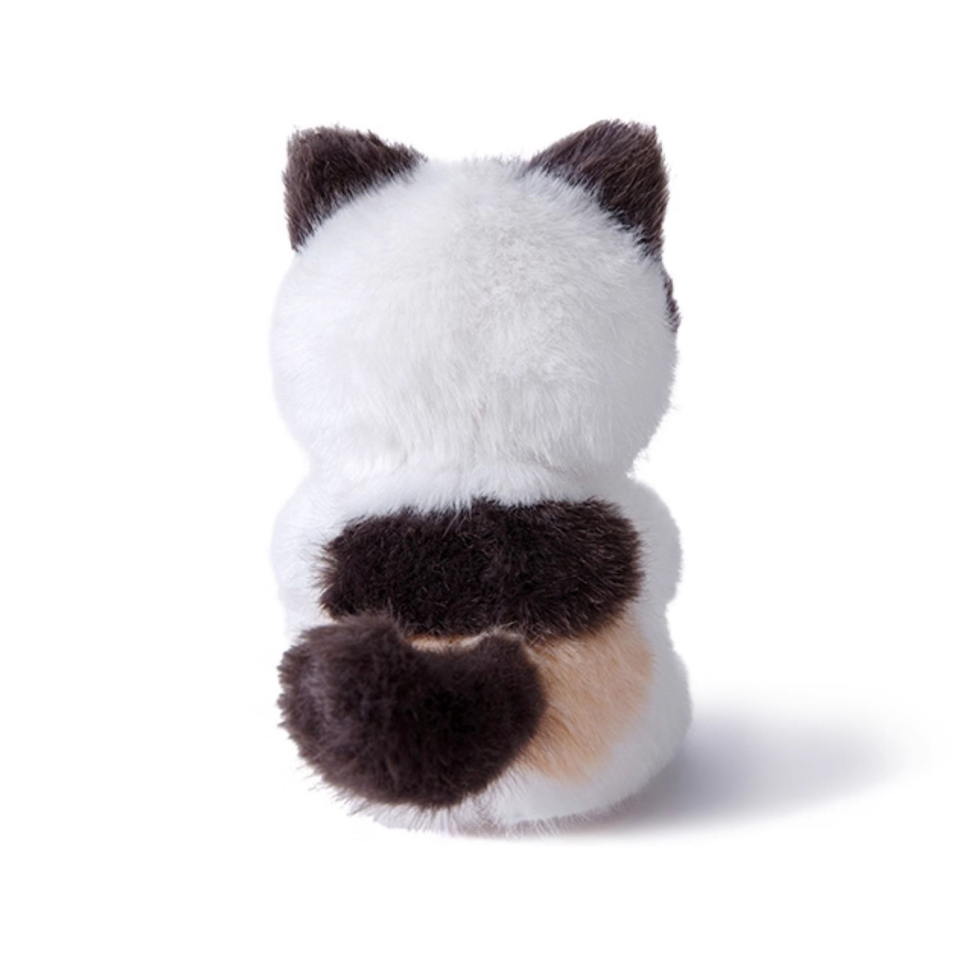 猫ぬいぐるみ もこもこ三毛猫のお座りぬいぐるみ