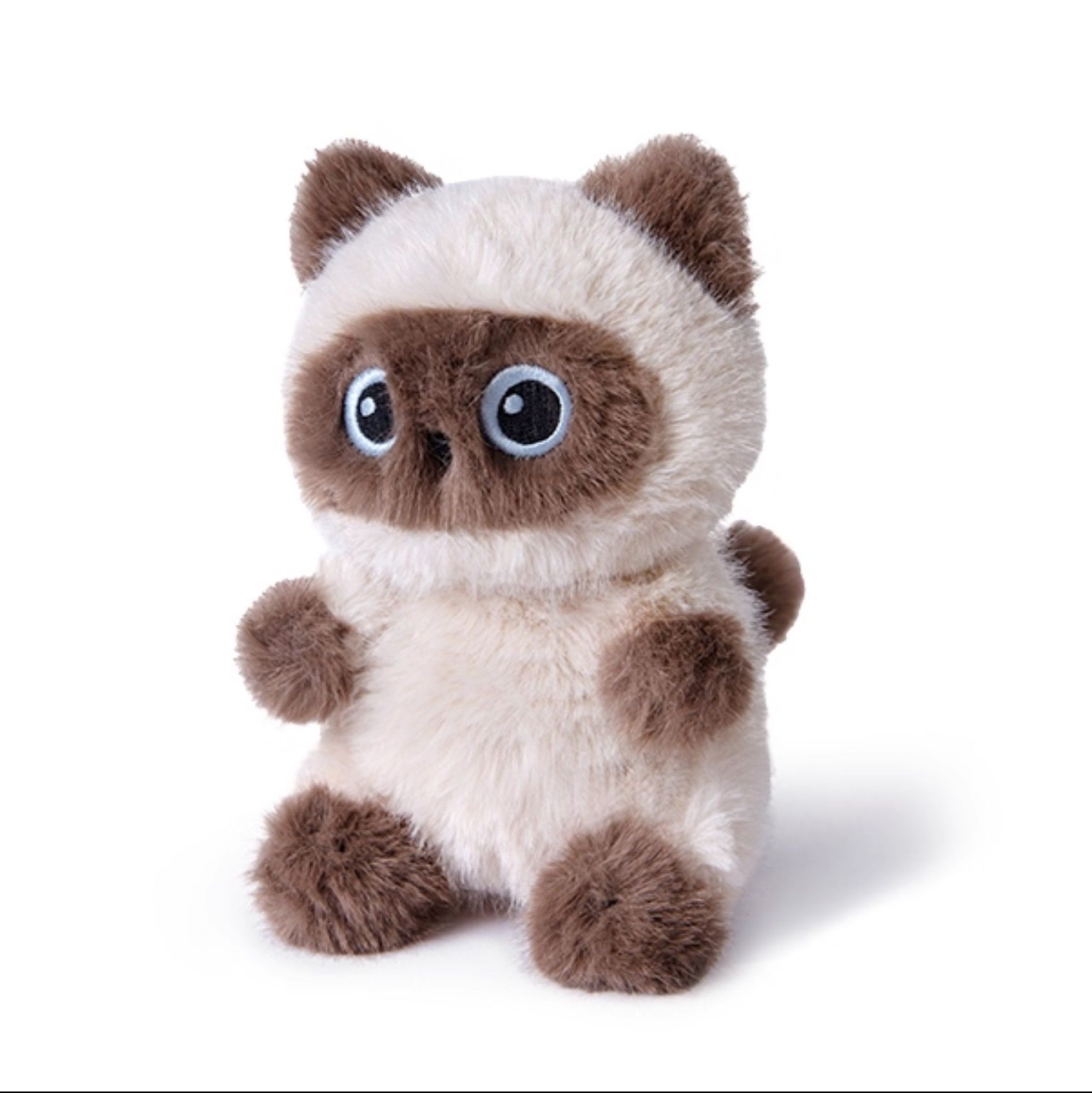 猫ぬいぐるみ もこもこ三毛猫のお座りぬいぐるみ