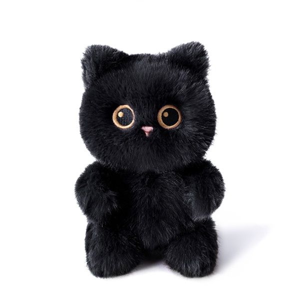 猫ぬいぐるみ もこもこ三毛猫のお座りぬいぐるみ