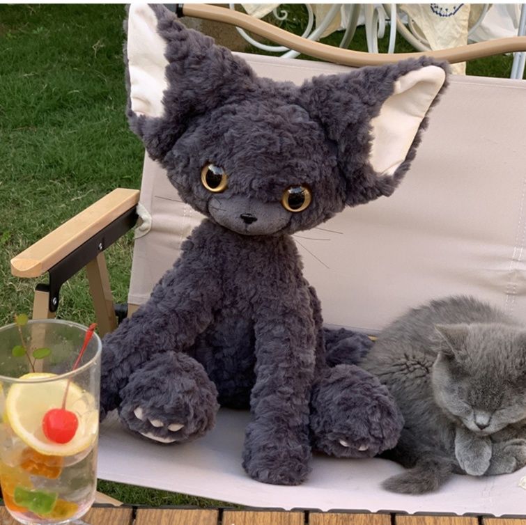 猫ぬいぐるみ もふもふ夢見る子猫のぬいぐるみ