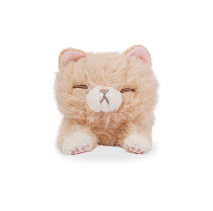 猫ぬいぐるみ ふわふわ眠り子猫のやすらぎぬいぐるみ