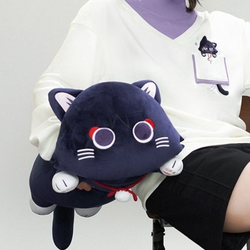 猫ぬいぐるみ 原神風まん丸お座り子猫ちゃんぬいぐるみ