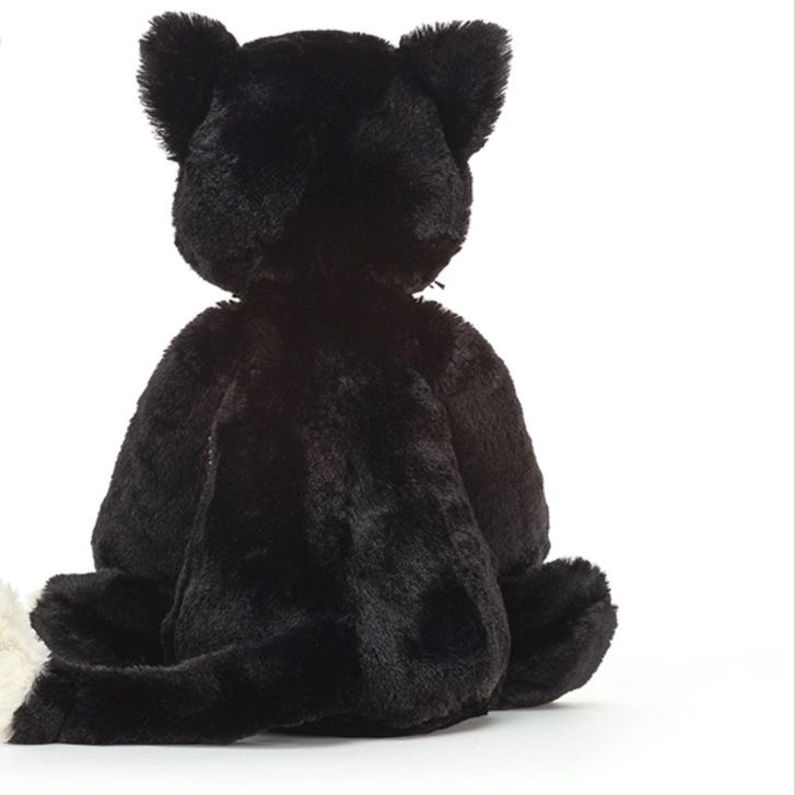 猫ぬいぐるみ ふわふわ黒猫ぬいぐるみ
