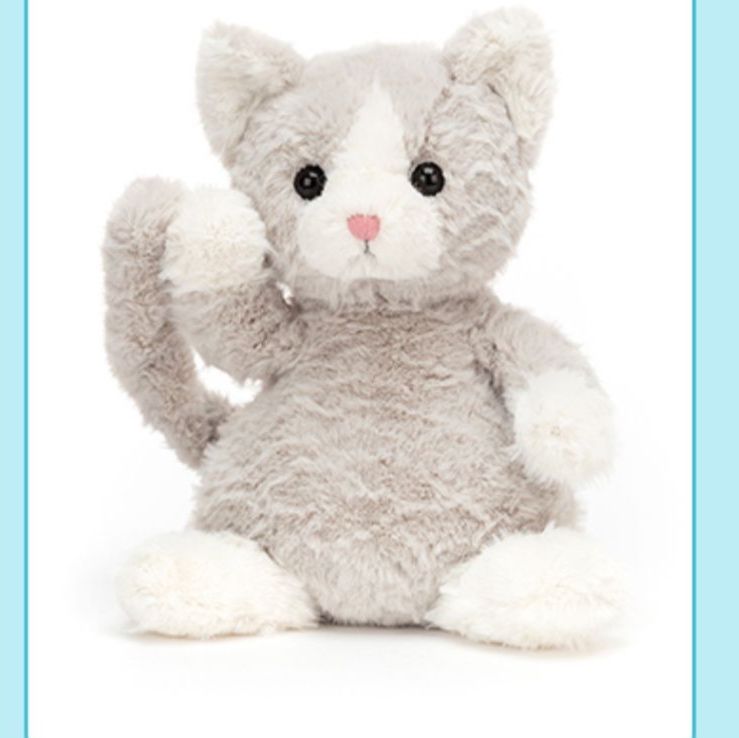 猫ぬいぐるみ ふわふわ子猫のほっこりぬいぐるみ