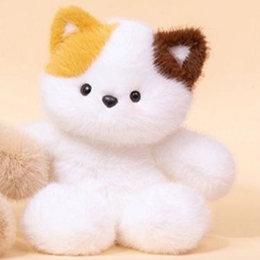 もちもち三毛猫の癒し系抱き枕ぬいぐるみ