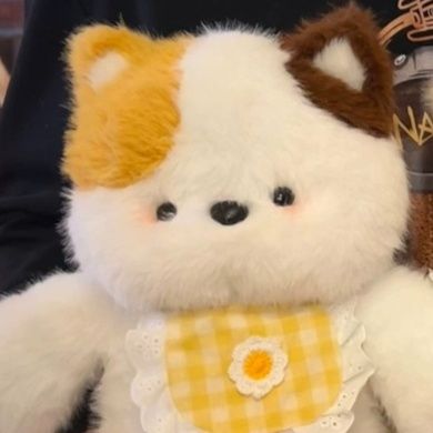 もちもち三毛猫の癒し系抱き枕ぬいぐるみ