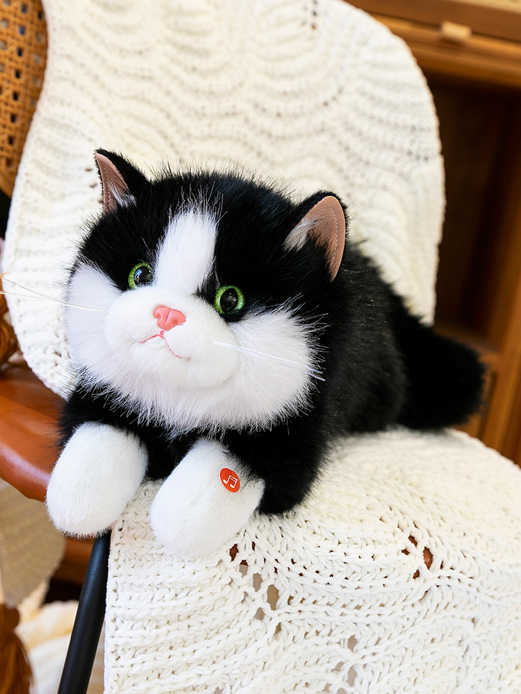 猫ぬいぐるみ ふわもふ雪猫ちゃん