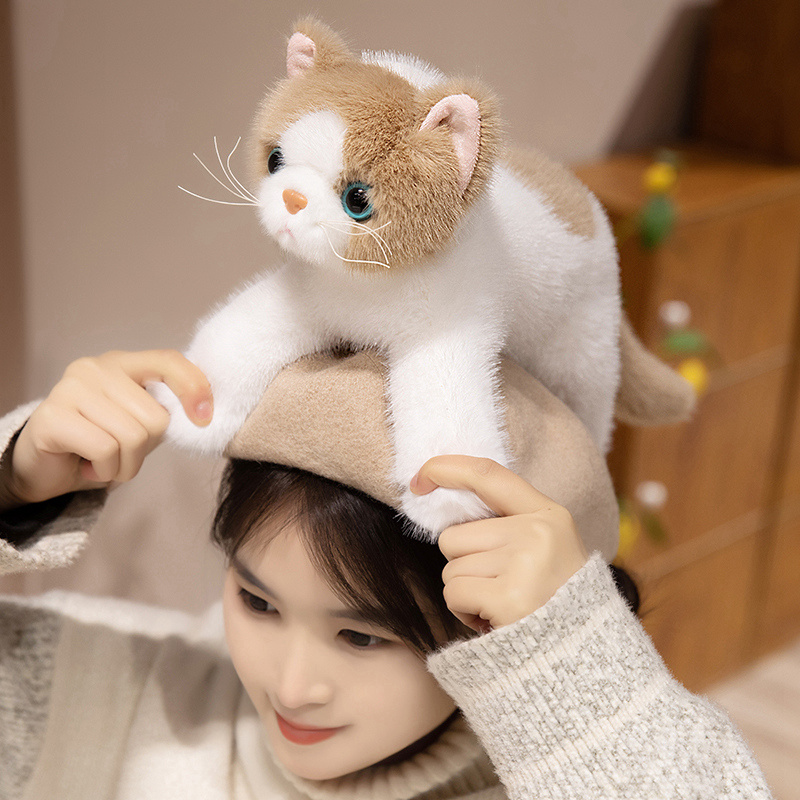 猫ぬいぐるみ ふわもふ夢見る子猫