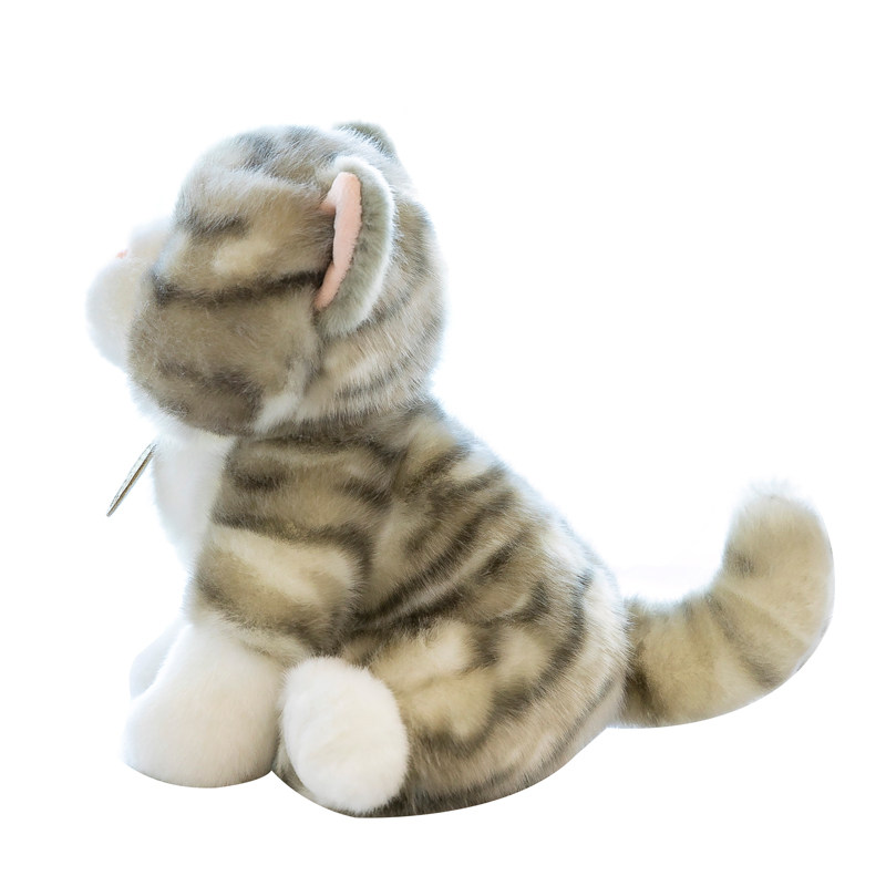 猫ぬいぐるみ 三毛猫お座りポーズの愛らしい三毛猫ぬいぐるみ