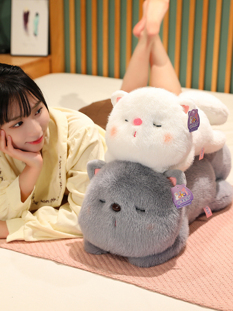 猫ぬいぐるみ おやすみねこ 夢見るぬくもり