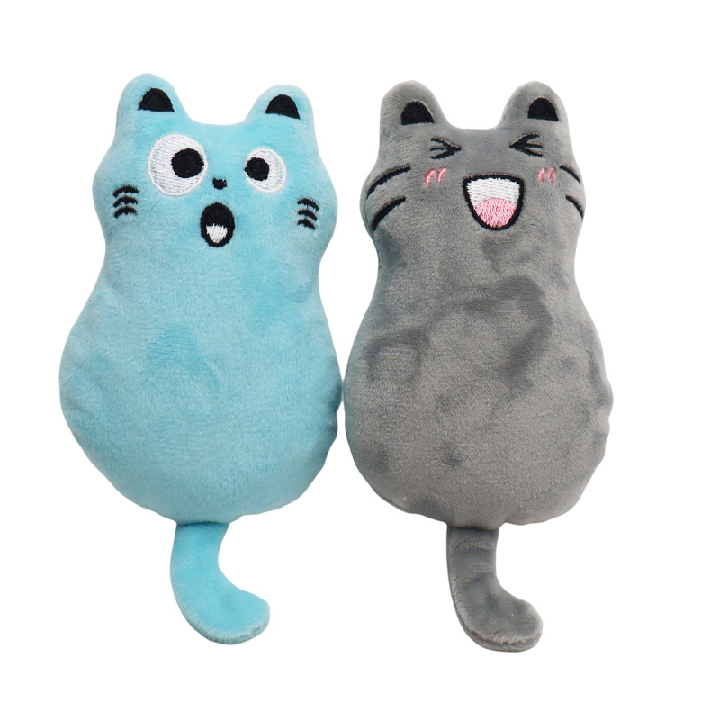猫ぬいぐるみ 表情豊かなまんまるグレー猫ぬいぐるみ抱き枕