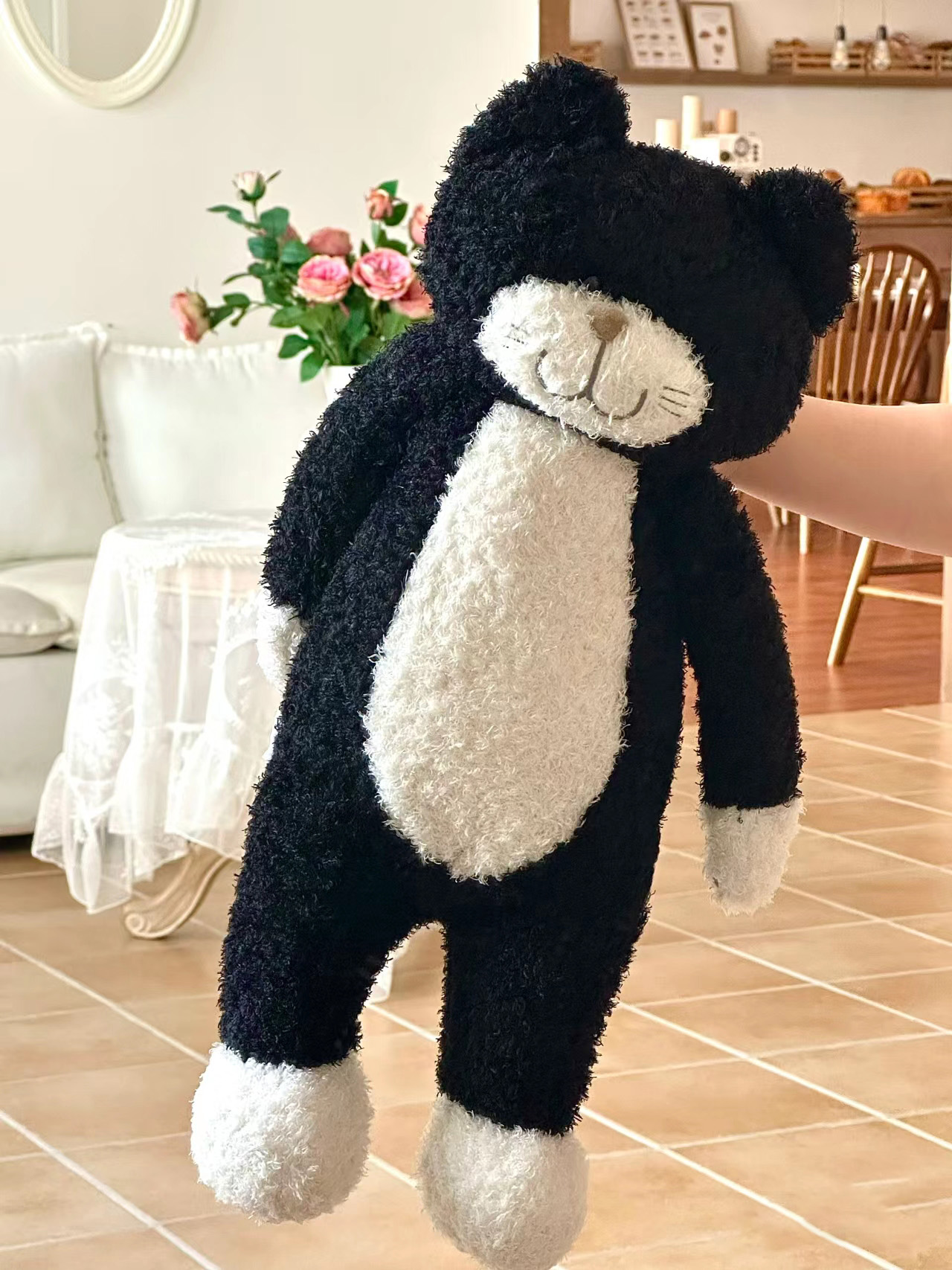 猫ぬいぐるみ ふわふわもこもこ大型猫ぬいぐるみ