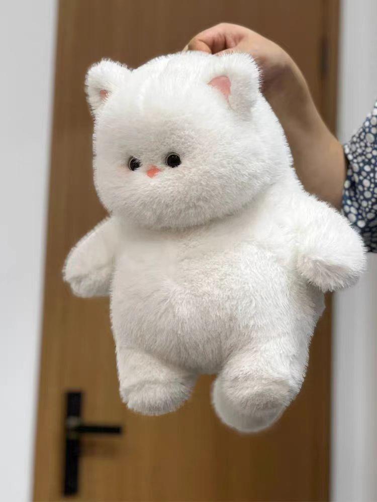猫ぬいぐるみ ふわもち雪ねこ