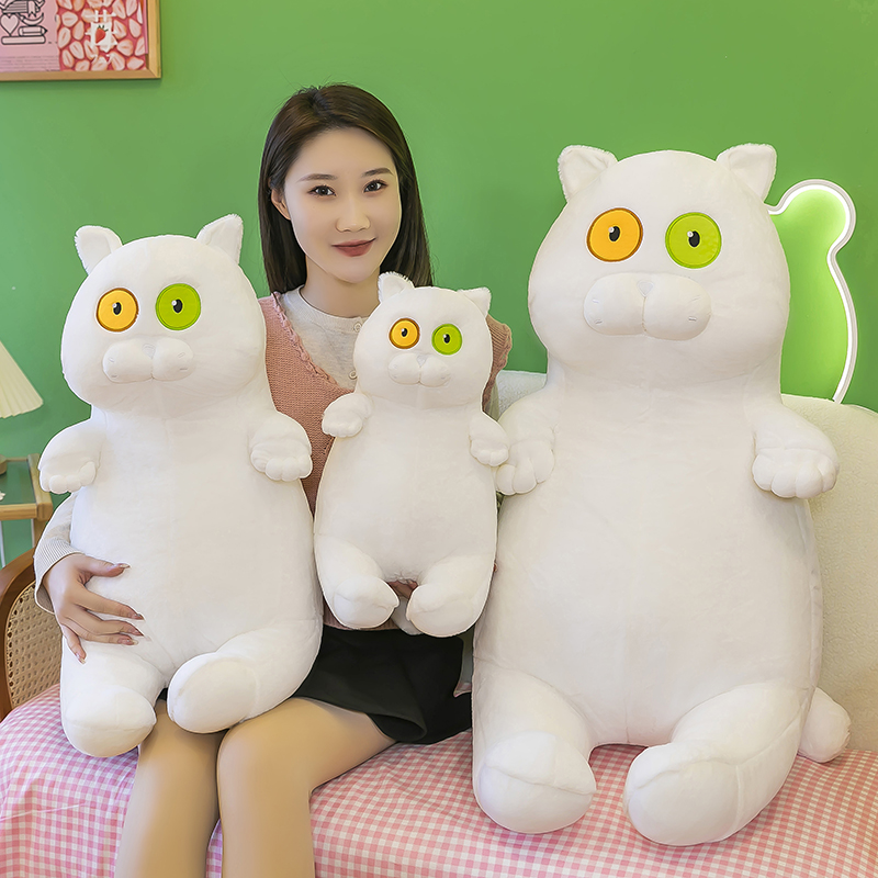猫ぬいぐるみ オッドアイの癒し猫ぬいぐるみ