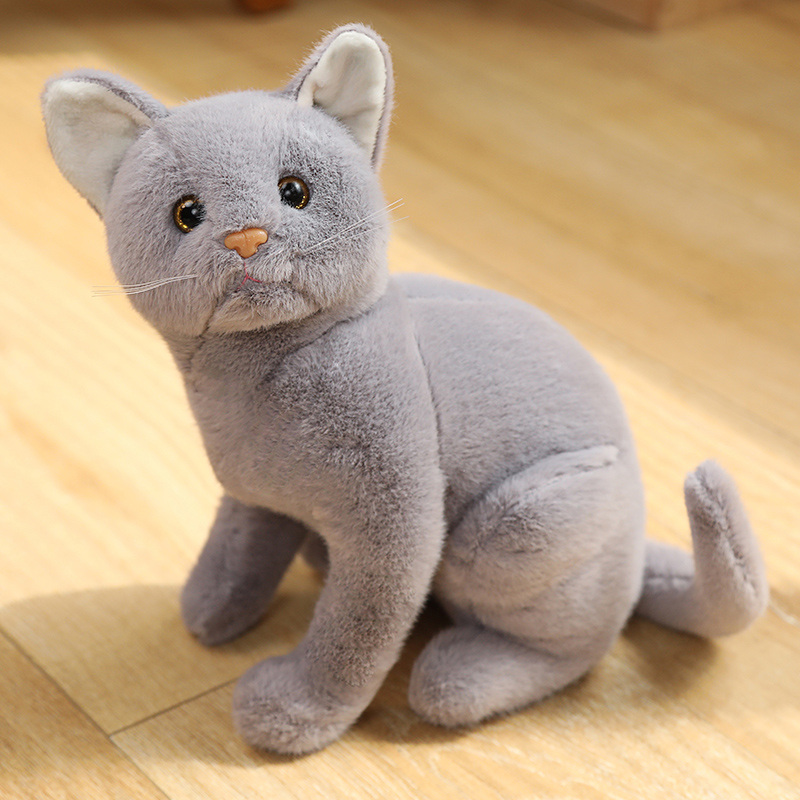 猫ぬいぐるみ ふわもち雪猫