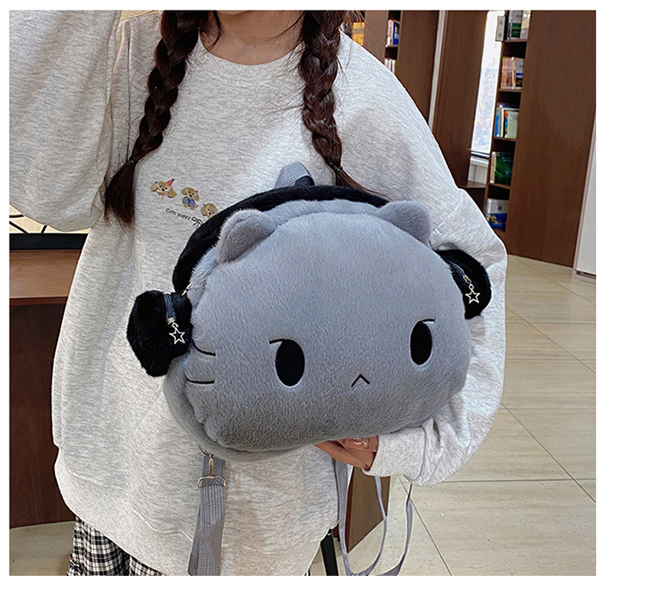 猫ぬいぐるみ もふもふ星猫リュック
