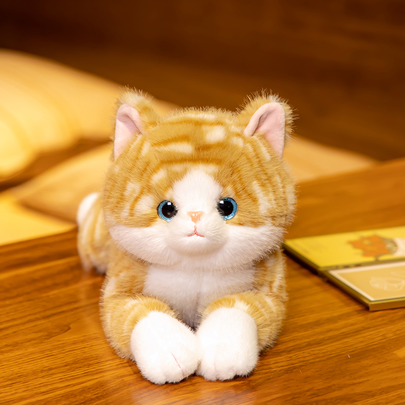 猫ぬいぐるみ おうち猫ちゃん 茶色三毛