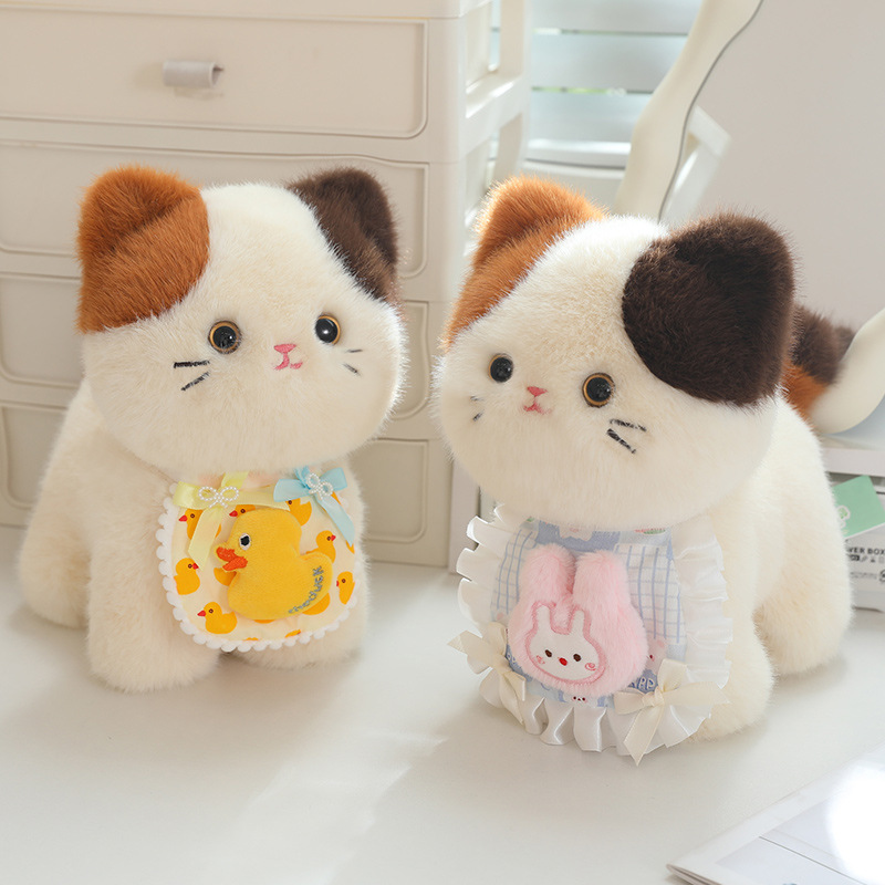 猫ぬいぐるみ ふわもち三毛ねこちゃん