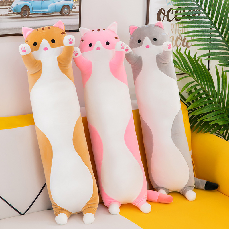 猫ぬいぐるみ もふもふ抱き枕 ねこのお昼寝友達