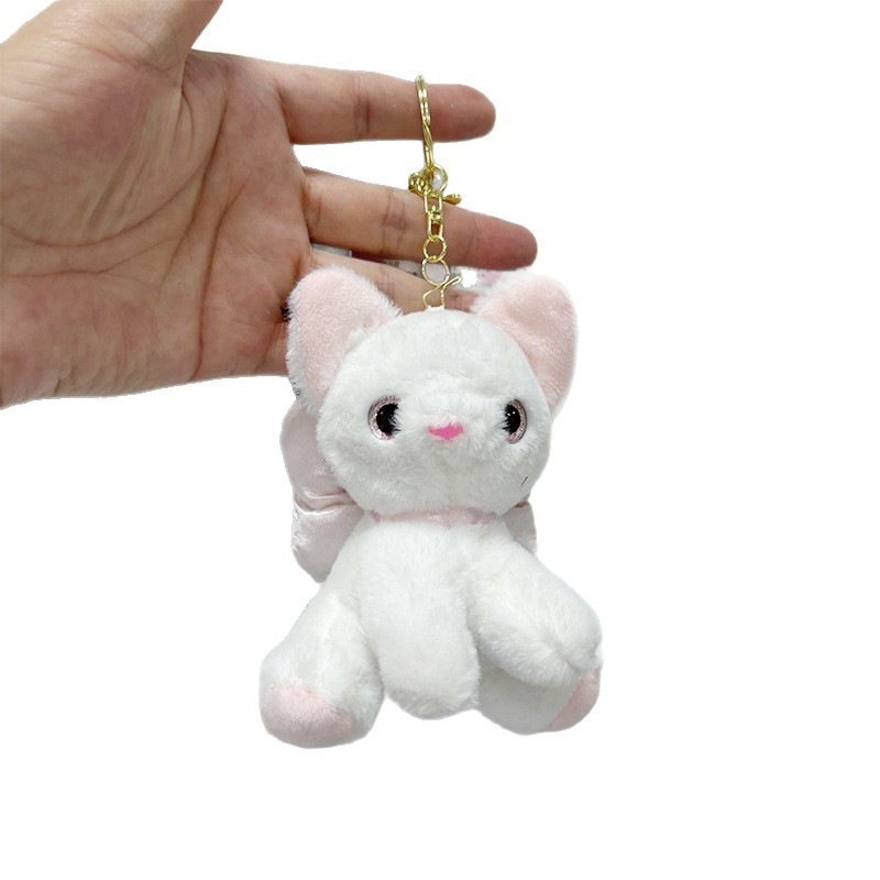 猫ぬいぐるみ ふんわり子猫のバッグチャーム