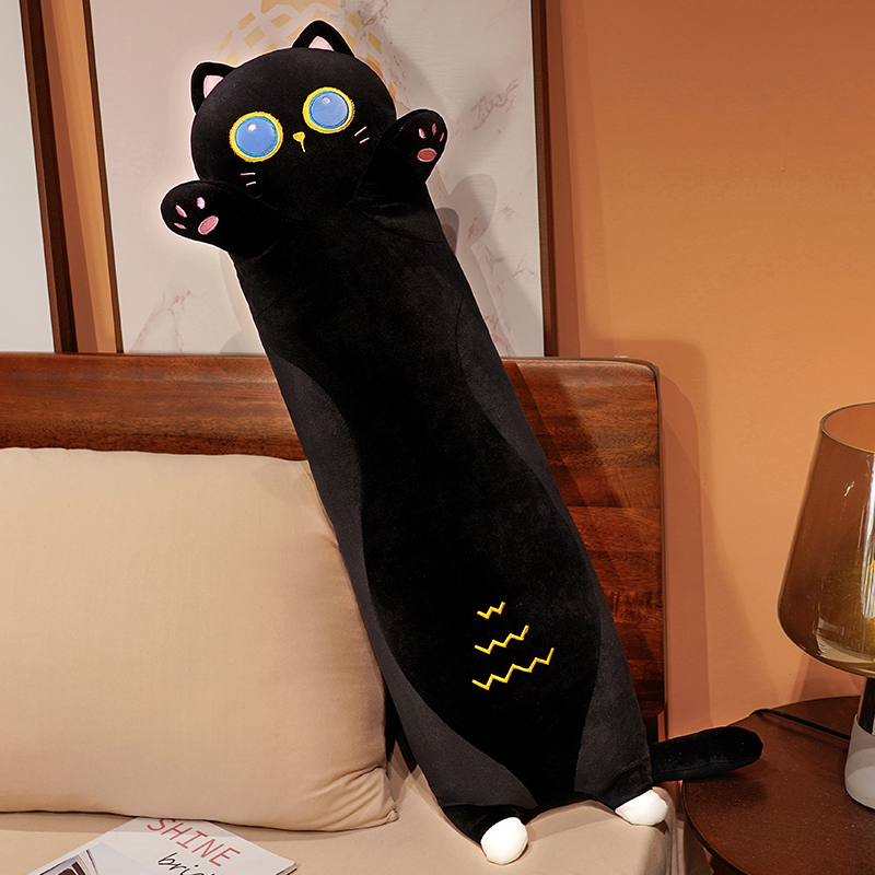猫ぬいぐるみ おやすみ猫ちゃん添い寝クッション