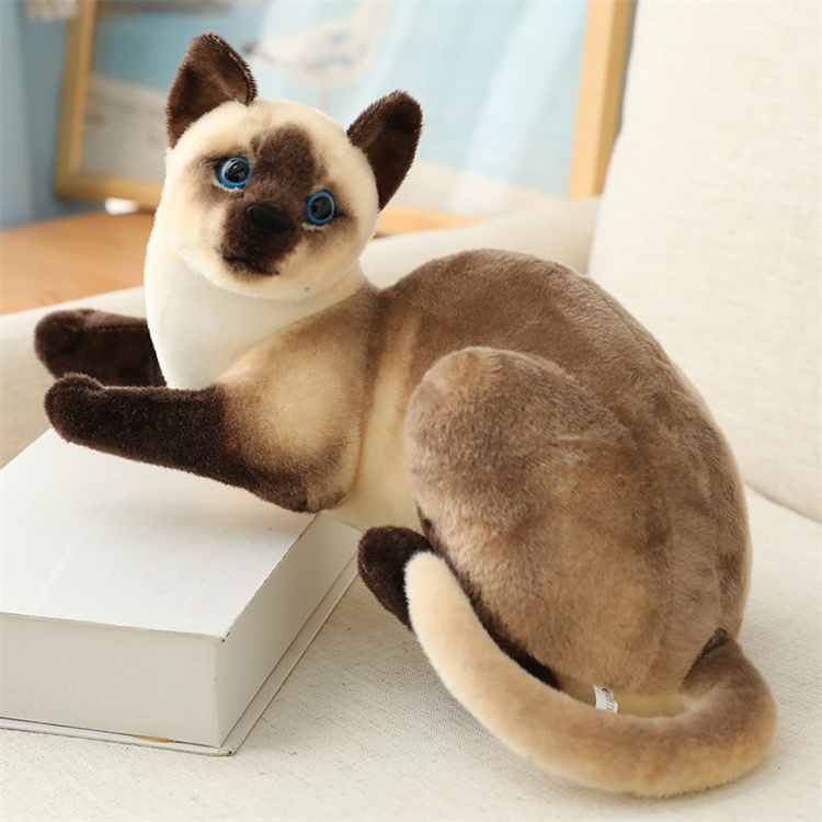 茶色トラ猫ぬいぐるみ 可愛い橘猫 誕生日プレゼント