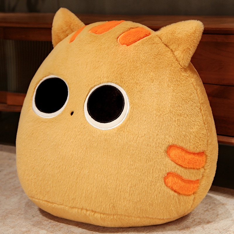 猫ぬいぐるみ まんまるお目目の夜の友達