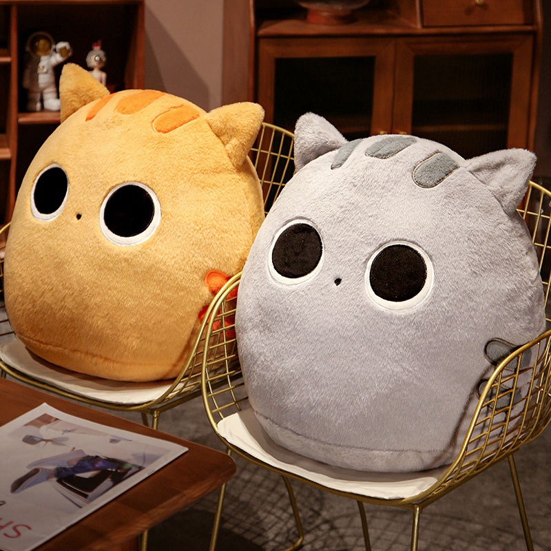 猫ぬいぐるみ まんまるお目目の夜の友達