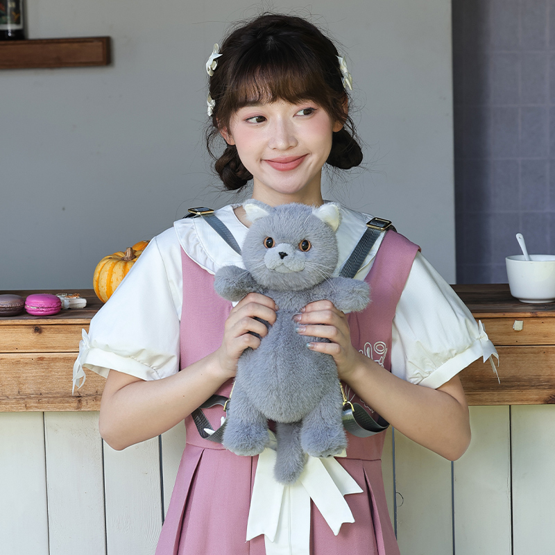 猫ぬいぐるみ もふもふ子猫のポケットフレンド