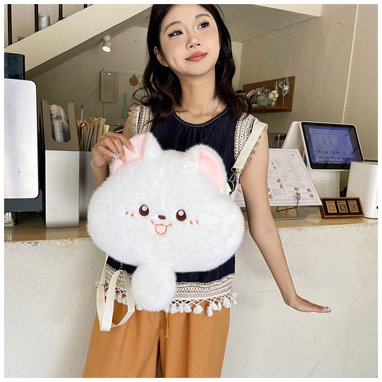 猫ぬいぐるみ もちもち笑顔のにゃんこクッション