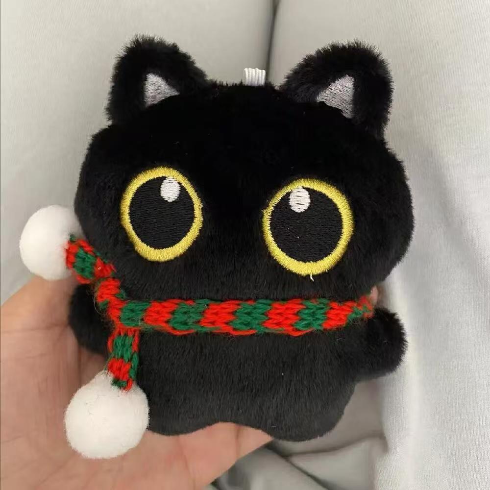 猫ぬいぐるみ まんまる瞳の夜見ねこ