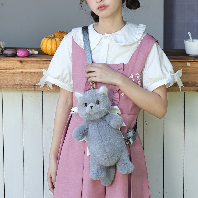 猫ぬいぐるみ もふもふ子猫のポケットフレンド