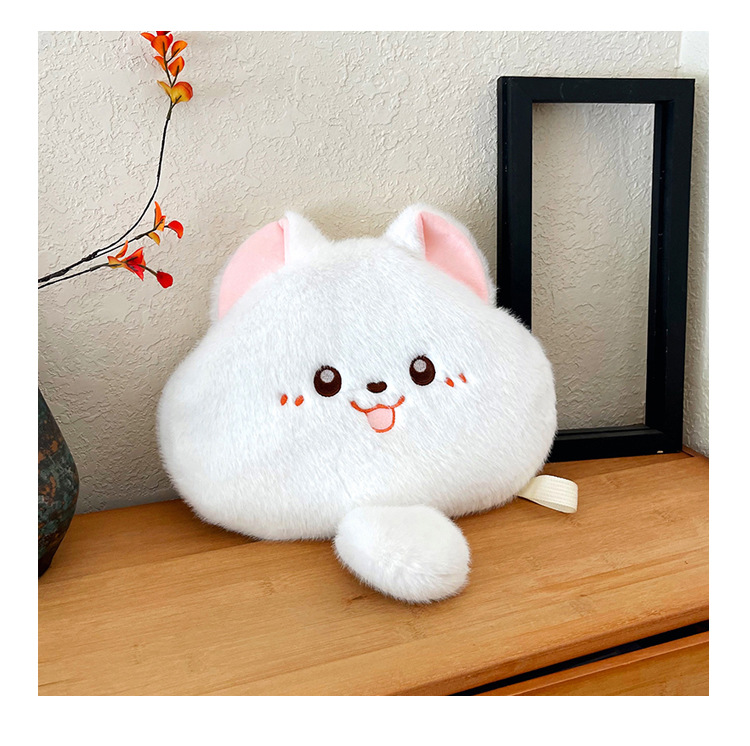 猫ぬいぐるみ もちもち笑顔のにゃんこクッション