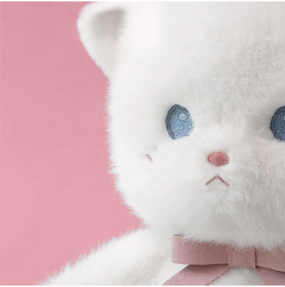 猫ぬいぐるみ ふわもこ天使のにゃんこ