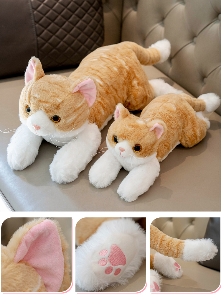 猫ぬいぐるみ もふもふ抱きねこちゃん