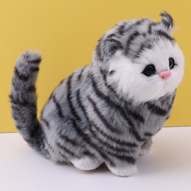 猫ぬいぐるみ 華やか鈴付き三毛猫ぬいぐるみ