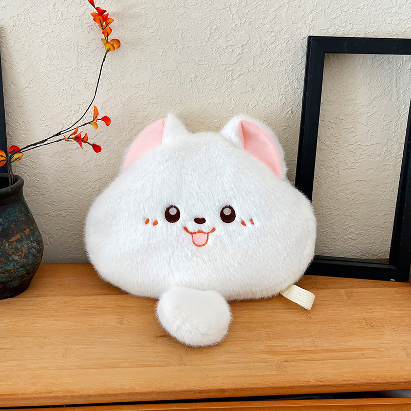 猫ぬいぐるみ もちもち笑顔のにゃんこクッション
