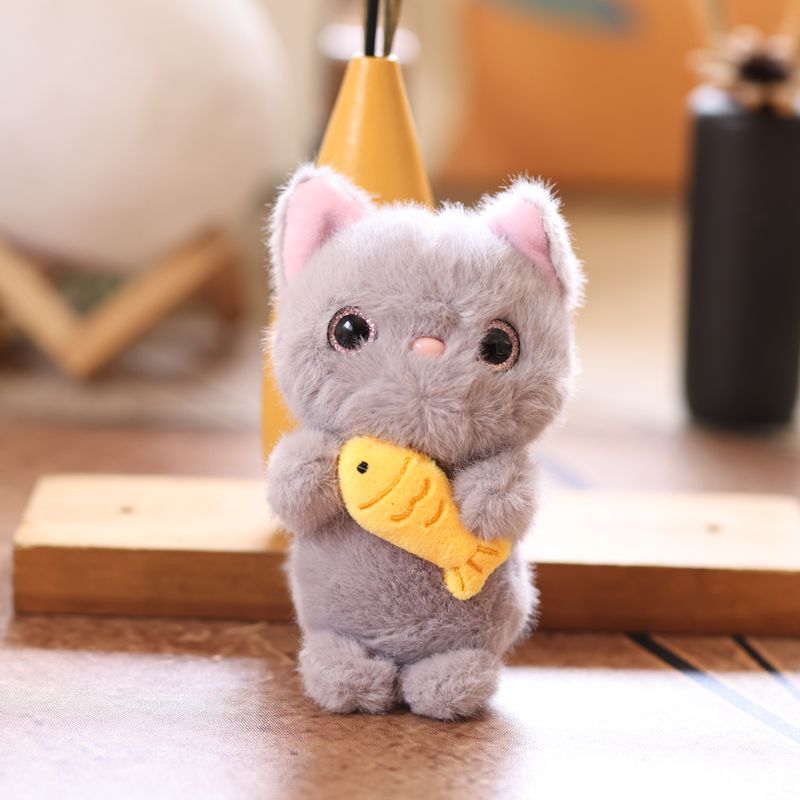 猫ぬいぐるみ もふもふ釣り好き子猫ちゃん