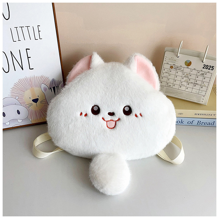 猫ぬいぐるみ もちもち笑顔のにゃんこクッション