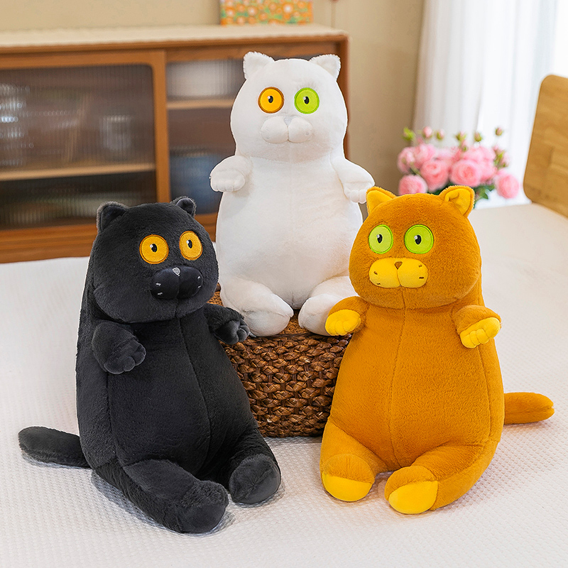 猫ぬいぐるみ オッドアイの癒し猫ぬいぐるみ