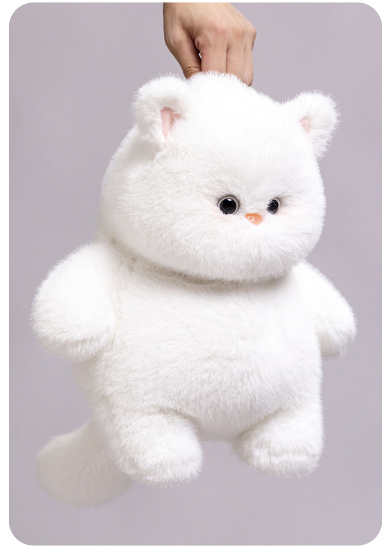 猫ぬいぐるみ ふわもち雪ねこ