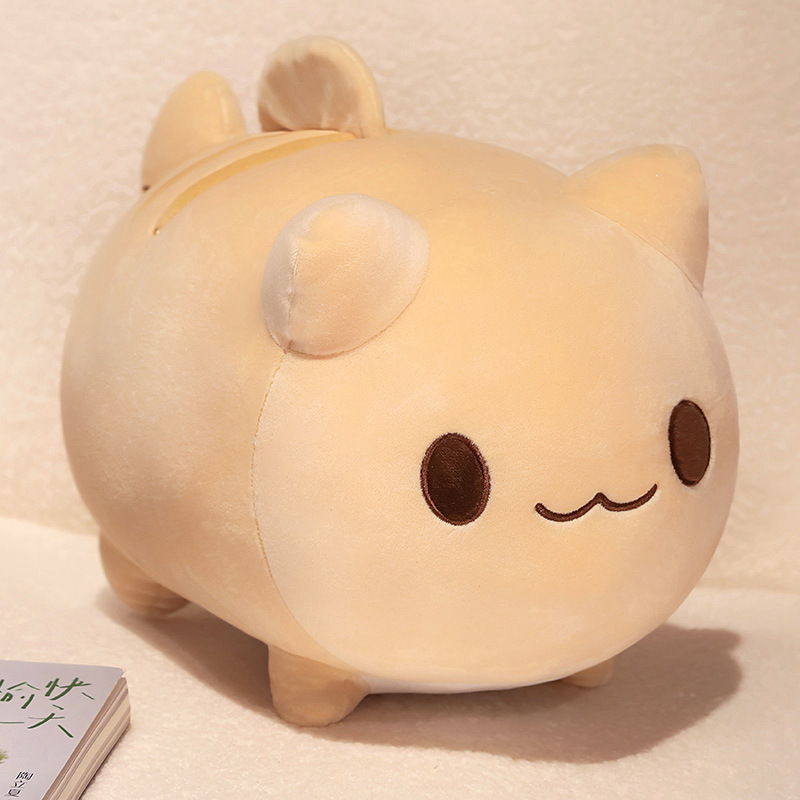 猫ぬいぐるみ まんまる幸せ猫さん