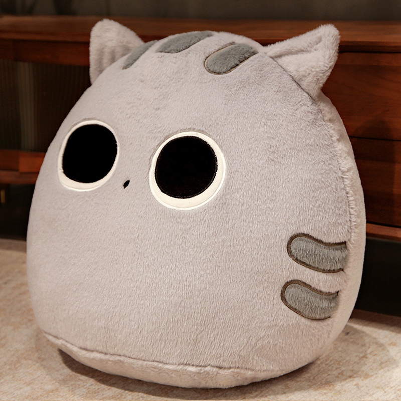 猫ぬいぐるみ まんまるお目目の夜の友達