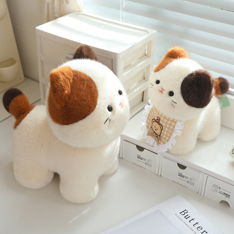 猫ぬいぐるみ ふわもち三毛ねこちゃん
