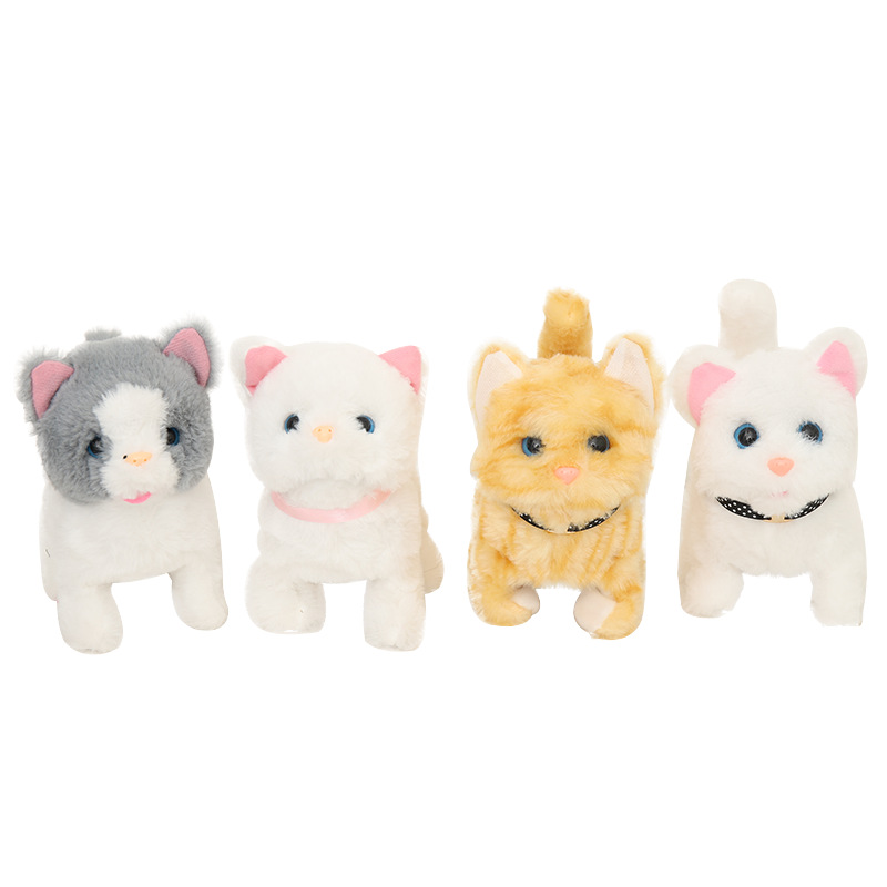 猫ぬいぐるみ ふわふわ座り子猫のお座りぬいぐるみ