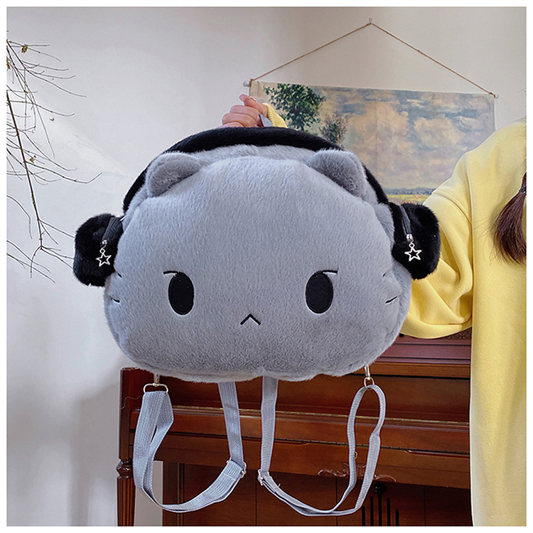 猫ぬいぐるみ もふもふ星猫リュック
