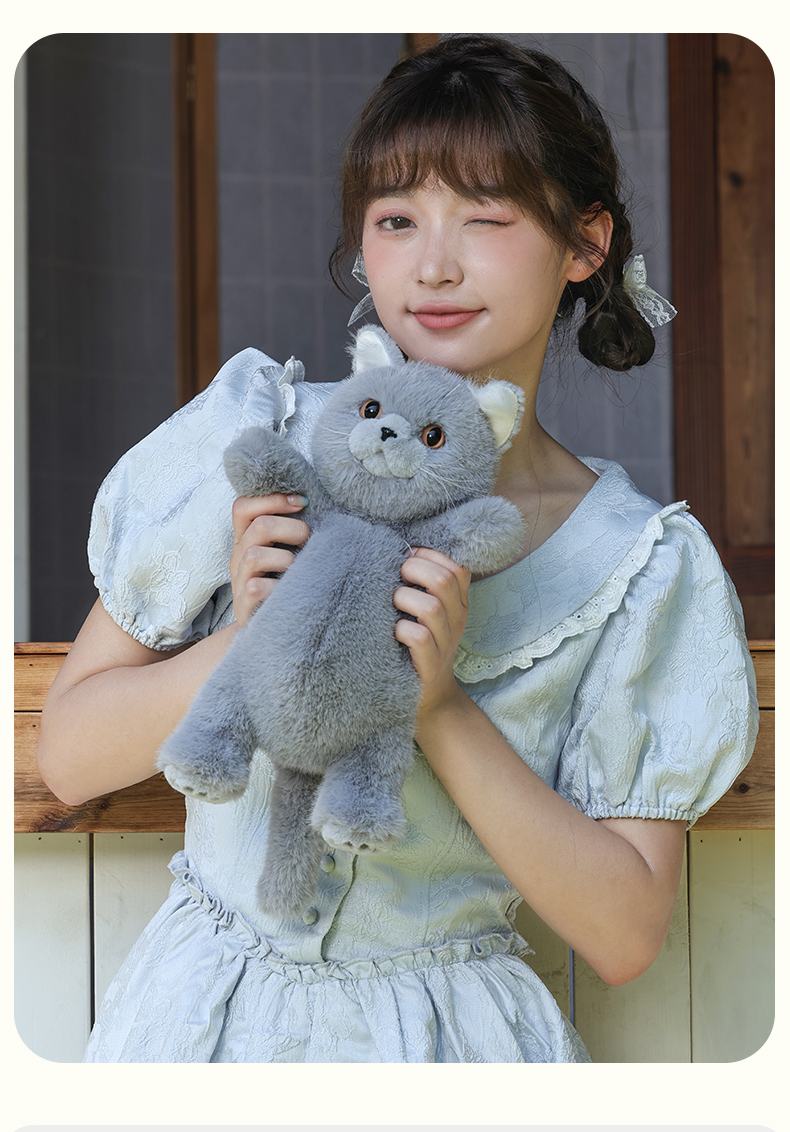 猫ぬいぐるみ もふもふ子猫のポケットフレンド