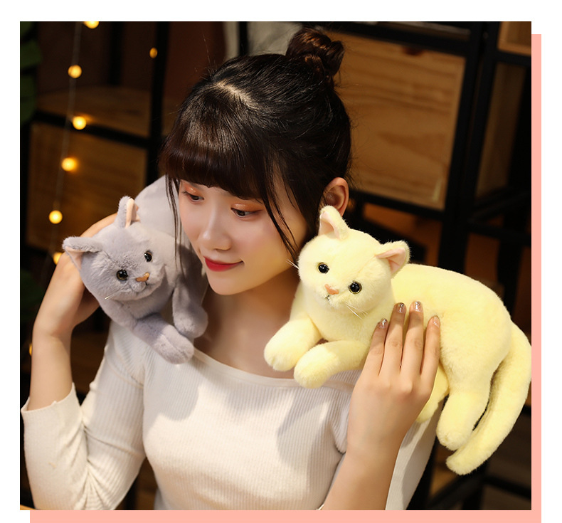 猫ぬいぐるみ もふもふねこ 癒しの仲間