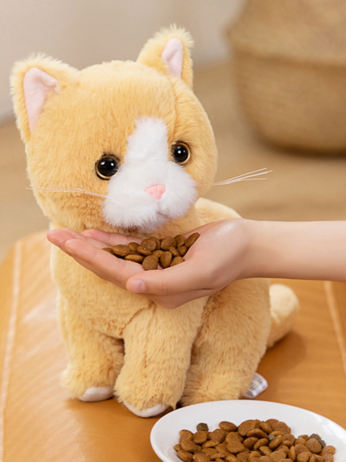 猫ぬいぐるみ ふわもち雪猫ちゃん