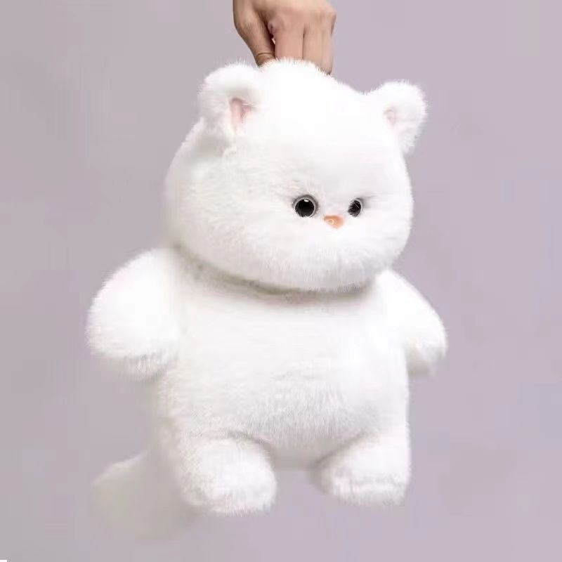 猫ぬいぐるみ ふわもち雪ねこ